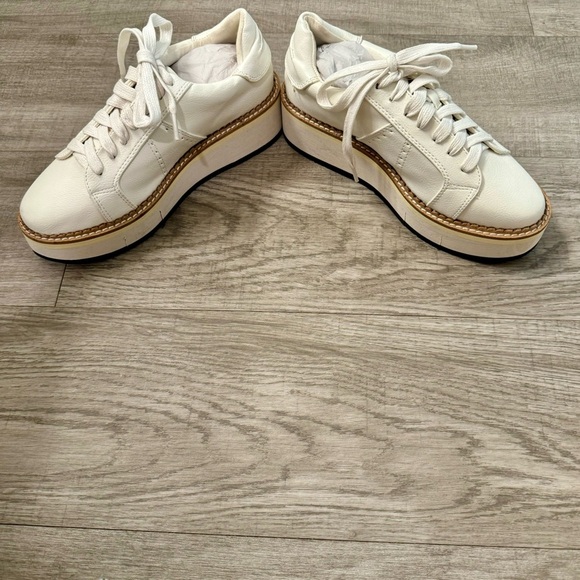 New Suzanne Platform Tennis Shoes 6 / White Y2K - Picture 6 of 12